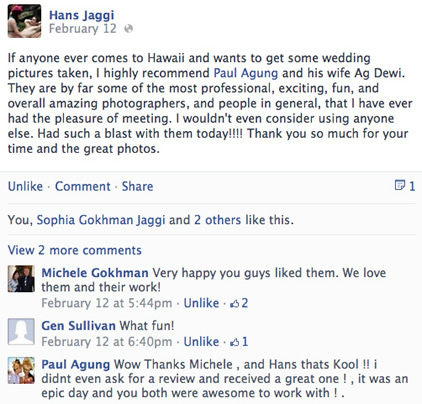 more facebok screen shot of testimony